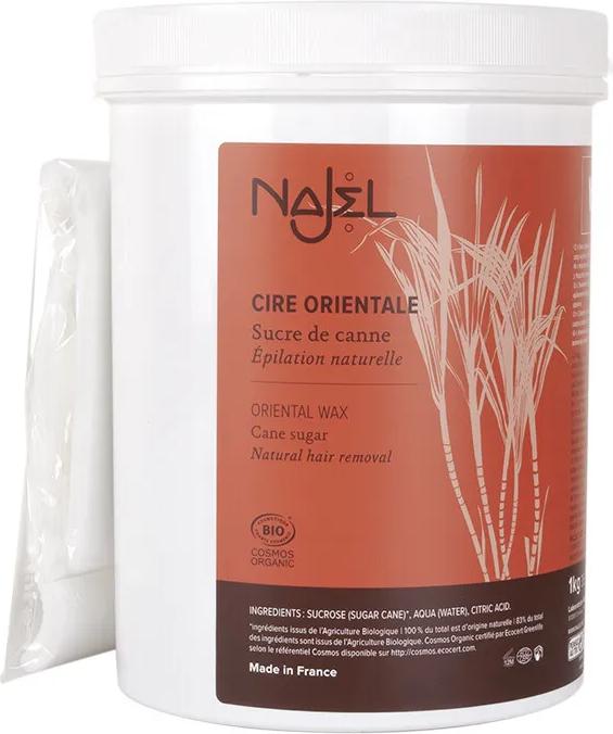 Immagine prodotto Najel Cera di canna da zucchero per la depilazione 1kg (1000 ml, 1 x, 1000 g)