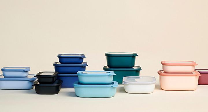 Produktbild Rosti Mepal Mepal - Cirqula Low Rect Bowl Set​ -Nordic Blue (14595) (3.50 l)