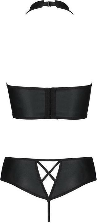 Passion PE Nancy Size Plus bikini 2pcs set black 4XL/5XL (45)