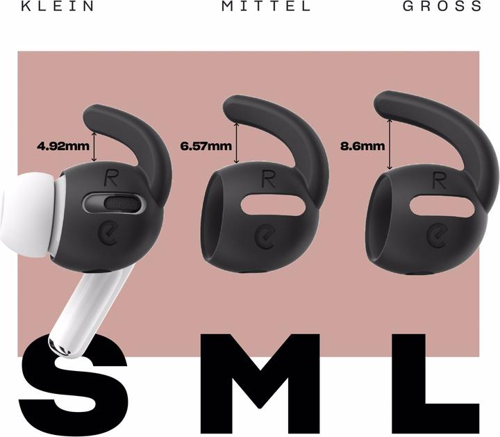 Image du produit Keybudz EarBuddyz pour AirPods Pro noir (AirPods Pro)