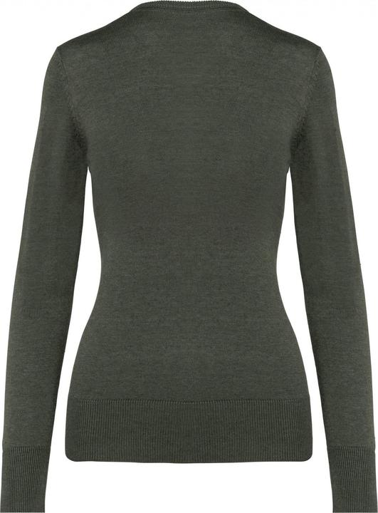 Produktbild Kariban Pullover mit V-Ausschnitt Damen (M)