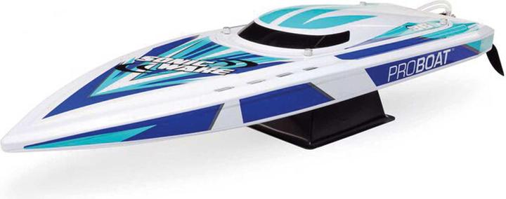 ProBoat Sonicwake V2 36" Self-Righting Bateau de course Brushless Deep-V RTR Blanc/Bleu