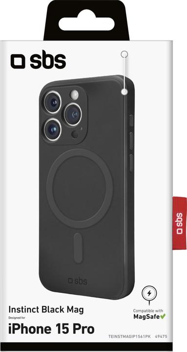 Actual product image SBS Instinct Mag Cover iPhone 15 Pro black (Apple iPhone 15 Pro Max)