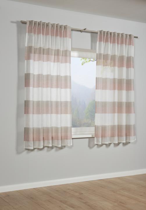 Actual product image Gardinia Scarf with curtain tape, Etamine (140 x 245 cm)