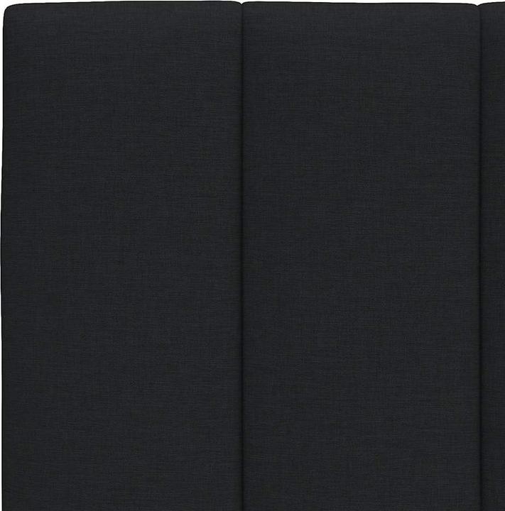 Produktbild VidaXL Bettgestell ohne Matratze Schwarz 140x190 cm Stoff Bettrahmen (135 x 190 cm)