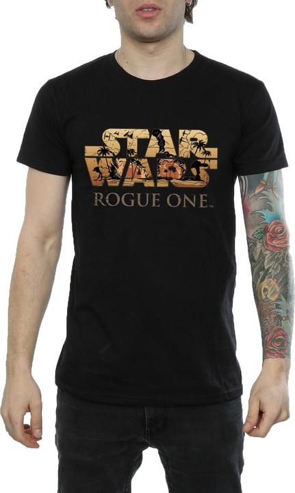 Immagine prodotto Star Wars Rogue One Logo Scene Maglietta Uomo (S)