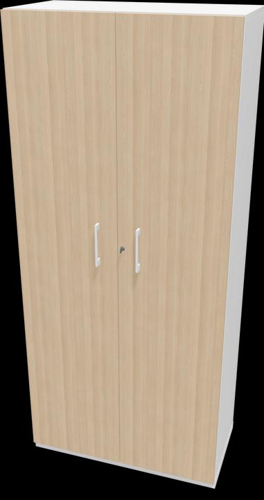 Eschendekor sandbeige mit Struktur, Weiss