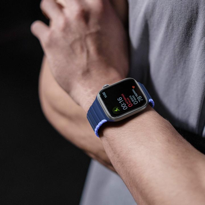 Image du produit Dux Ducis Bracelet magnétique pour Apple Watch SE, 8, 7, 6, 5, 4, 3, 2, 1 (41, 40, 38 mm) Strap (LD Versio (41 mm, 38 mm, 40 mm, Silicone, Métal)