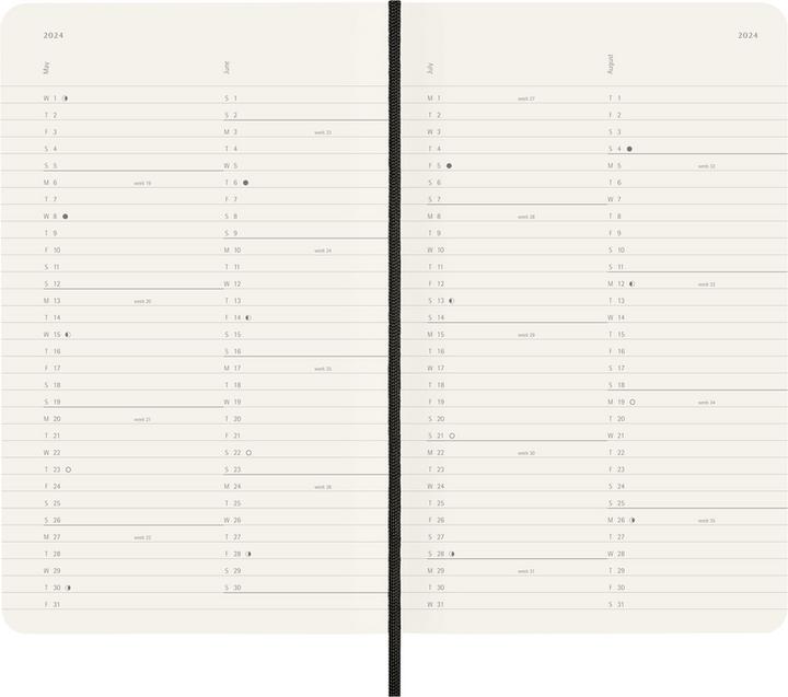 Image du produit Moleskine Calendrier de notes (A5, Anglais)