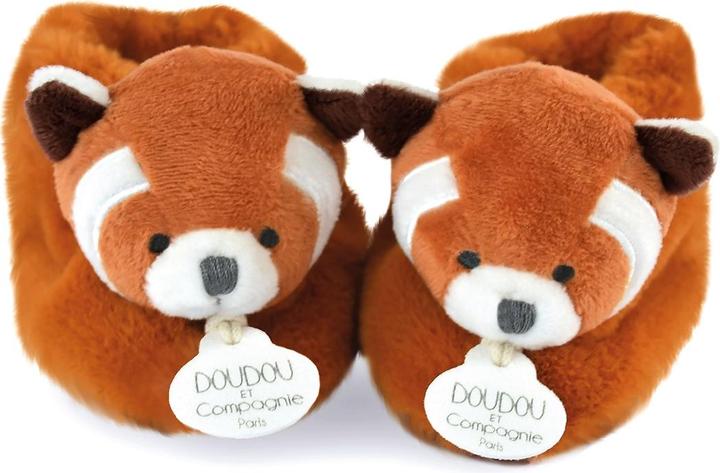 Doudou et Compagnie Unicef Footies with Rattle Red Panda 0-6M