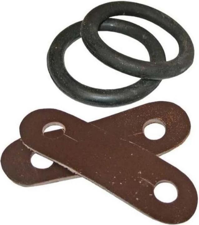 Korsteel Etrivières en cuir pack de 2