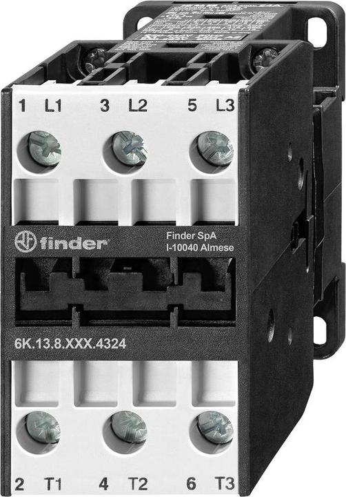 Image du produit Finder 6K.13.8.024.4332 Relais industriel 3 contacts NO 15 kW 24 V/AC 32 A 1 pc.