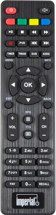 Actual product image Telestar Remote control for IMPERIAL T2 IR and IMPERIAL T2 IR Plus (Universal remote control, Infrared)