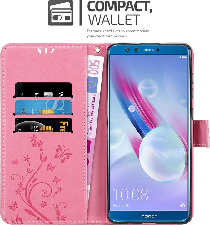Image du produit Cadorabo Couverture du livre de fleurs (Honor 9 Lite)
