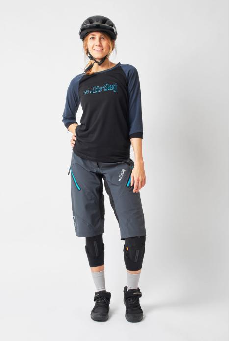dirtlej Trailscout Waterproof Shorts Ladies, blau/türkis, XS (XS)