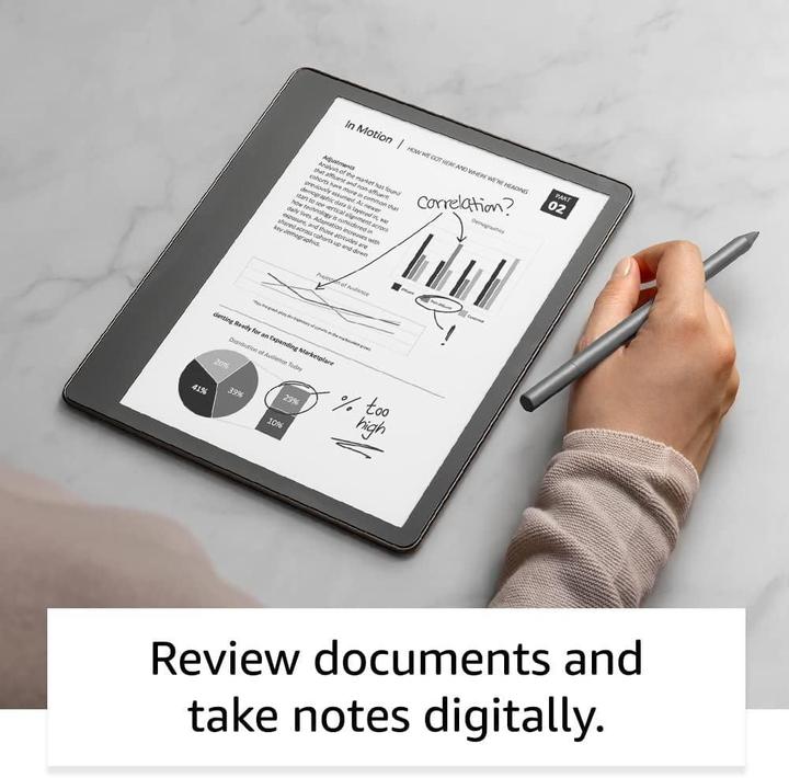 Produktbild Amazon Kindle Scribe 10,2 inkl. Premium Eingabestift (10.20", 16 GB, Graphit)