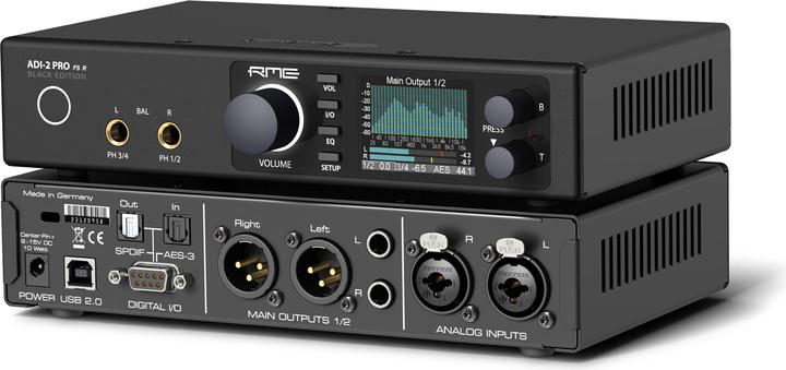 Actual product image RME Audio Transducer ADI-2 Pro FS R Black Edition (USB-DAC, Display)