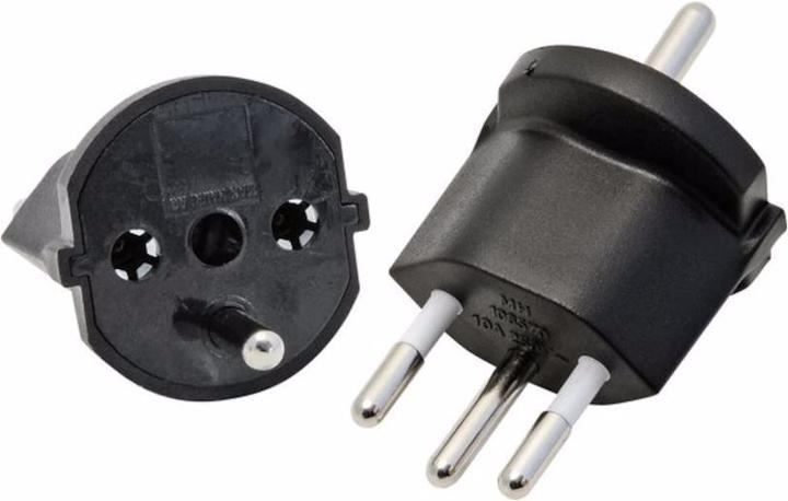 S-Electro Fix-Adapter SchuKo-CH (Typ 12, CEE 7/7)
