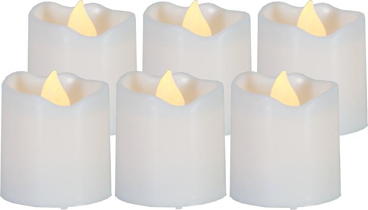 Star Trading Pack de 6 bougies LED