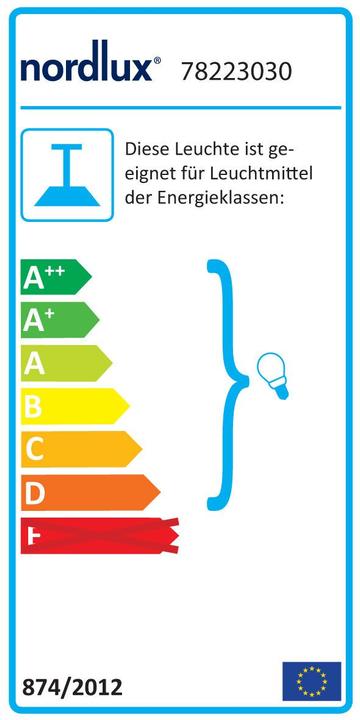 Label énergétique Nordlux flotter (E27)