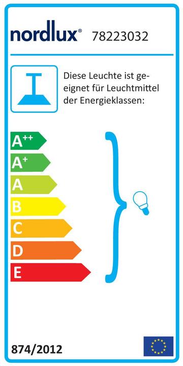 Etichetta energetica Nordlux Galleggiante (E27)