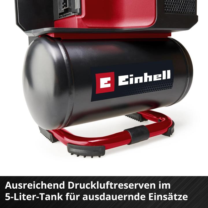 Actual product image Einhell Akku-Kompressor TE-AC 18/75 Li OF-Solo (8 bar, 5 l)