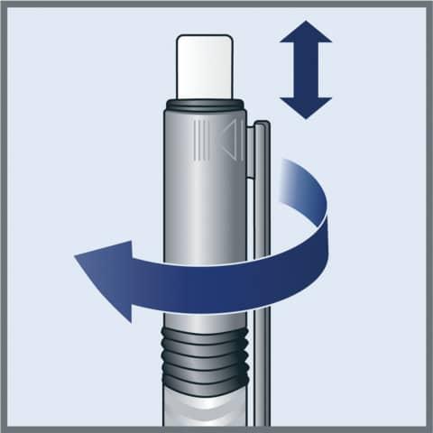 Actual product image Staedtler Mechanical pencil triplus® micro 774 Lead thickness: 0.5 mm Designation of hardness: B (0.50 mm, B, 1 x)