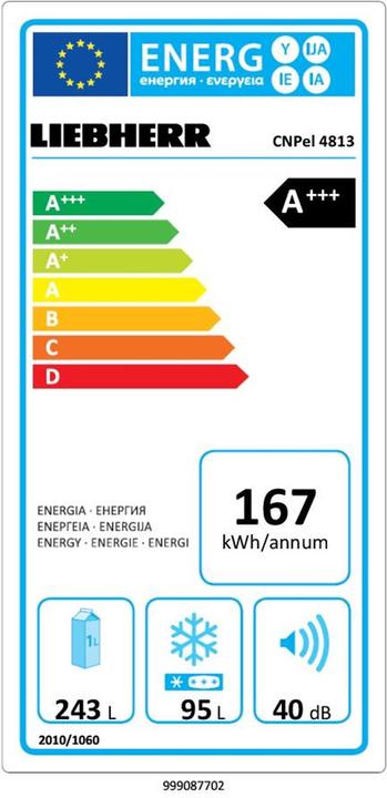 Energie-Label Liebherr CNPel 4813 (368 l)