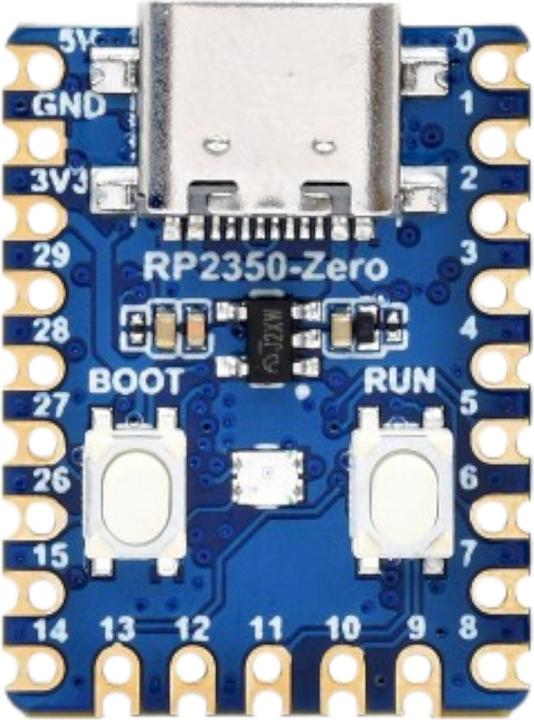 Produktbild WaveShare RP2350-Zero Mini Raspberry Pi Pico basierter MCU mit Headers