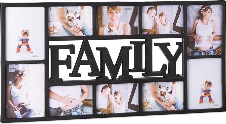 Productafbeelding Relaxdays Fotolijst familie (10 x 15 cm, 18 x 13 cm)