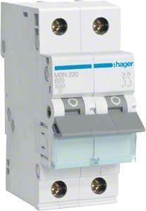 Produktbild Hager HAG MBN220 B20 Einbauautomat 2p