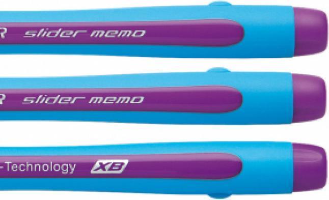 Produktbild Schneider Kugelschreiber Slider Memo (Violett, Blau, 1 x)