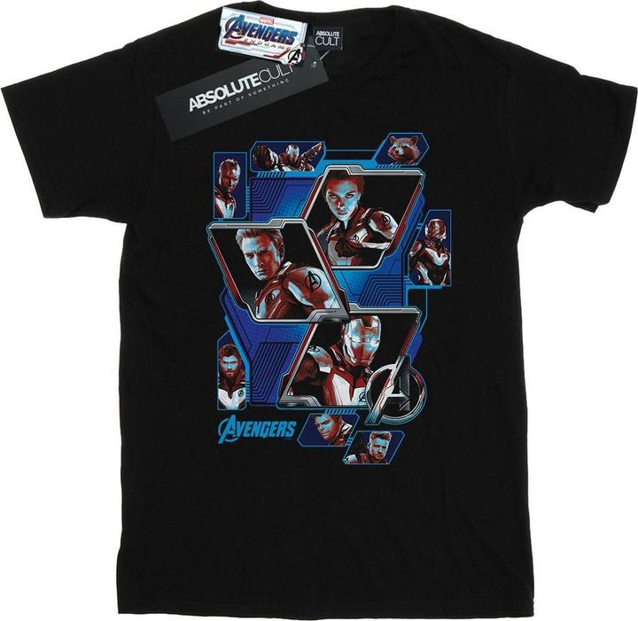 Avengers Endgame Hero Panels TShirt (4XL)