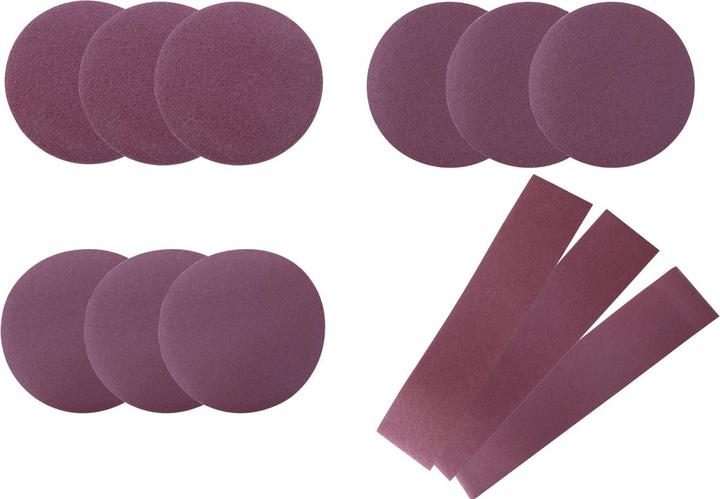 Produktbild Scheppach Schleif-Set 12-teilig (80, 120, 180)