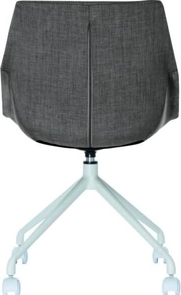 Actual product image Paperflow 2 shell chairs LUGE CHLUGEX2.13.11 anthracite fabric