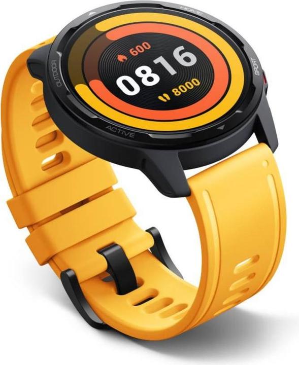 Image du produit Xiaomi Watch S1 Active Strap jaune (Acier inoxydable, Silicone)