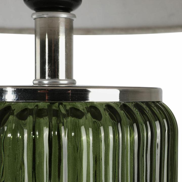 Immagine prodotto Loberon Lampada da tavolo Thalindor verde/crema (E27)