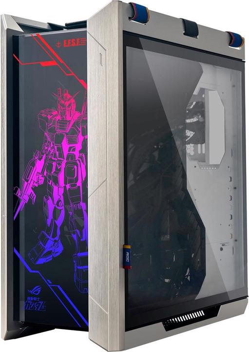 Actual product image ASUS ROG Strix Helios GX601 Gundam Edition (ATX, mATX, Mini-ITX, E-ATX)
