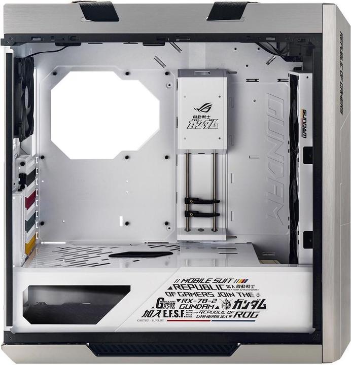 Actual product image ASUS ROG Strix Helios GX601 Gundam Edition (ATX, mATX, Mini-ITX, E-ATX)