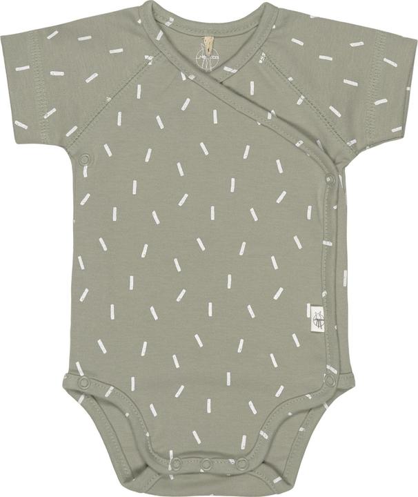 Lässig Kurzarm-Body Speckles Olive Gr. 62/68 (62, 68)