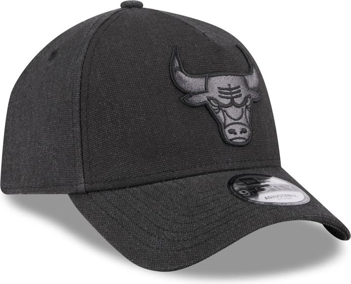 Produktbild New Era A-Frame Trucker Leinen Cap - Chicago Bulls schwarz (One Size)