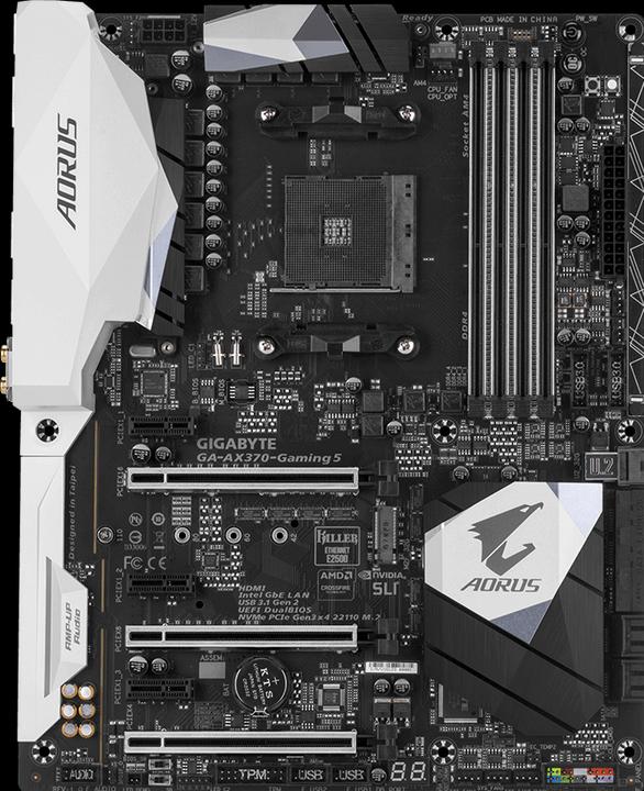 Produktbild Gigabyte AORUS GA-AX370-Gaming 5 (AM4, AMD X370, ATX)