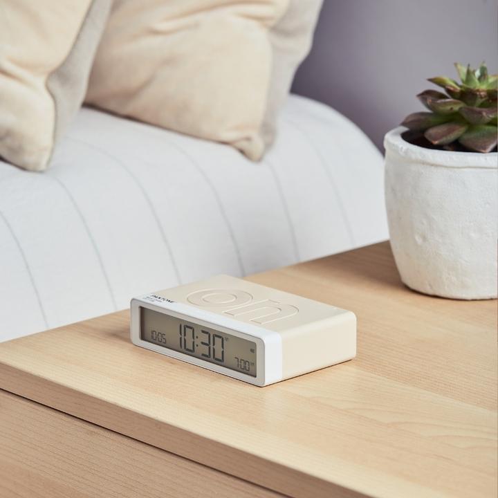 Produktbild Lexon Digitalwecker Flip Classic Pantone Sand Dollar