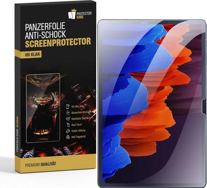 Produktbild Protectorking 3x Panzerfolie Anti-Shock HD Klar (3 Stück, Galaxy Tab S9 FE)