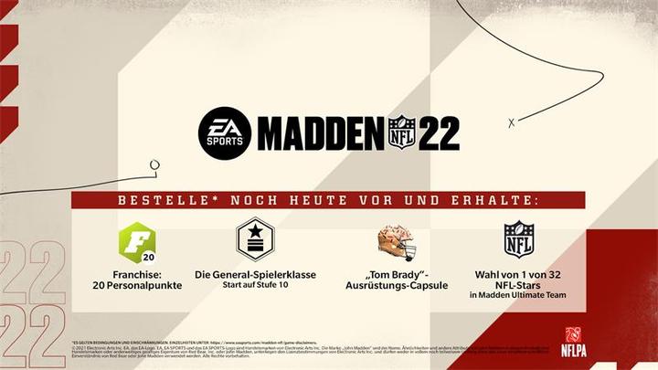 Produktbild EA Games Madden NFL 22 (Xbox One S, IT)