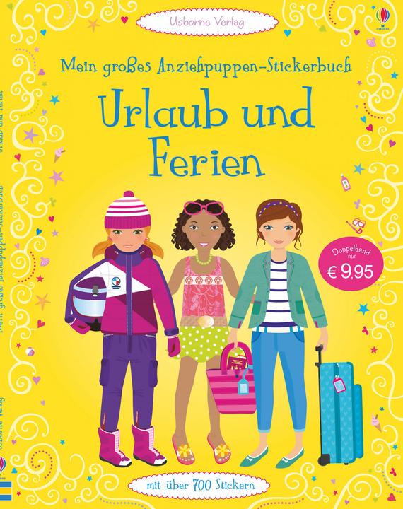 Produktbild Mein grosses Anziehpuppen-Stickerbuch: Urlaub und Ferien