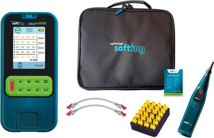 Actual product image Softing Psiber) CableMaster PoE KIT