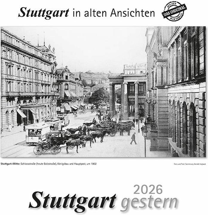 Actual product image Stuttgart gestern 2026 (29 x 32 cm, Hardcover, German)