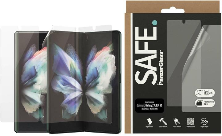 Actual product image Safe Classic Fit Glass + Ultra-Wide Fit TPU (1 Piece, Samsung Galaxy Z Fold4)