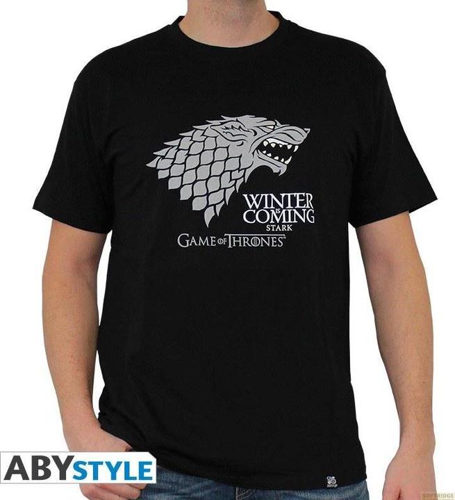 ABYstyle GAME OF THRONES - Tshirt Winter is coming man SS black - basic (S)